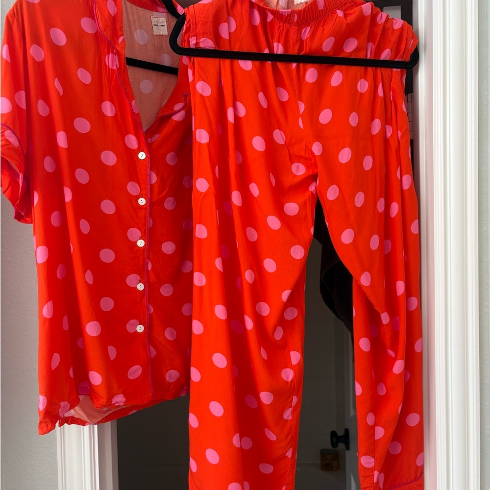 Red Polka Dot Pajama Set